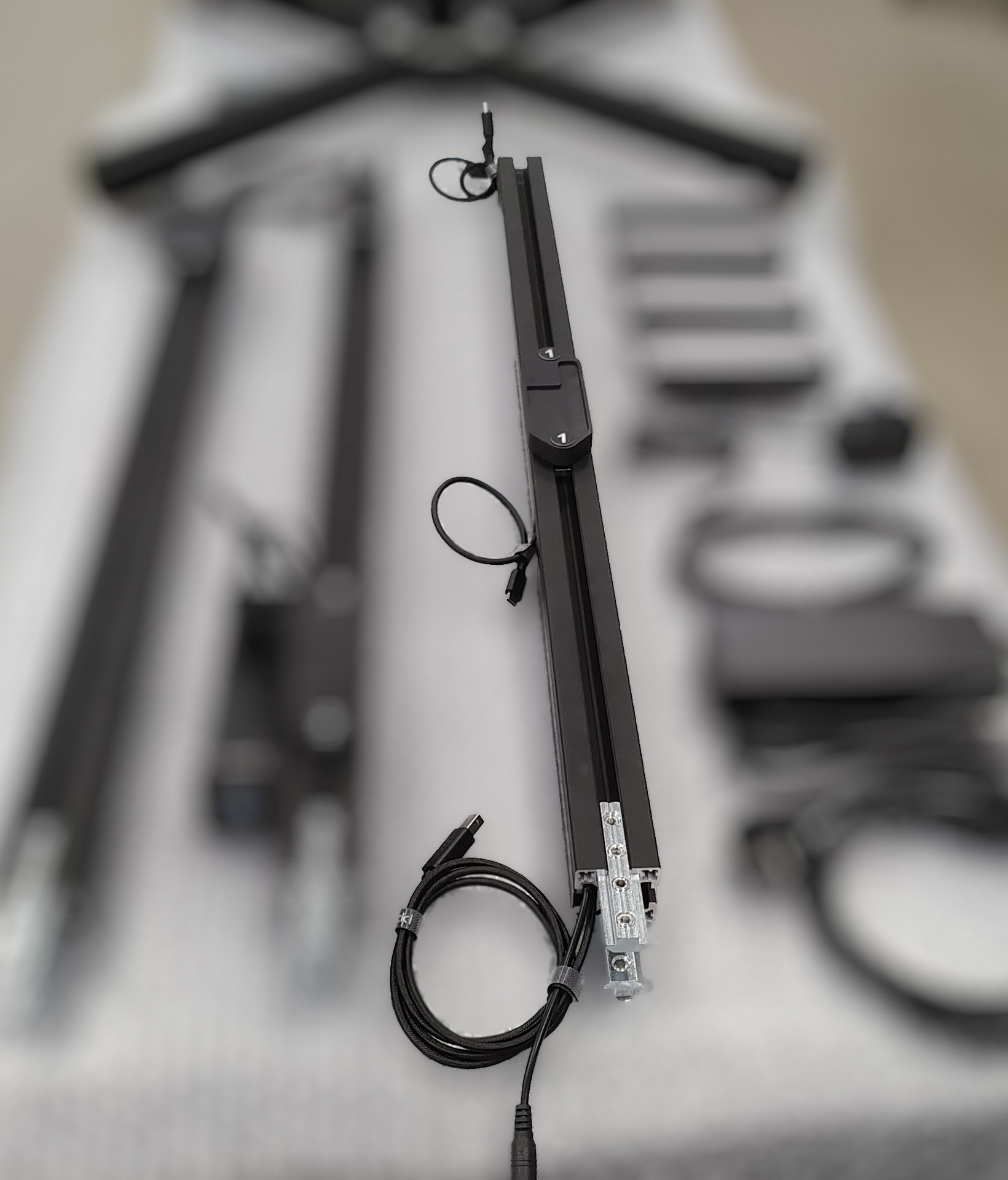 The first part of the vertical stand