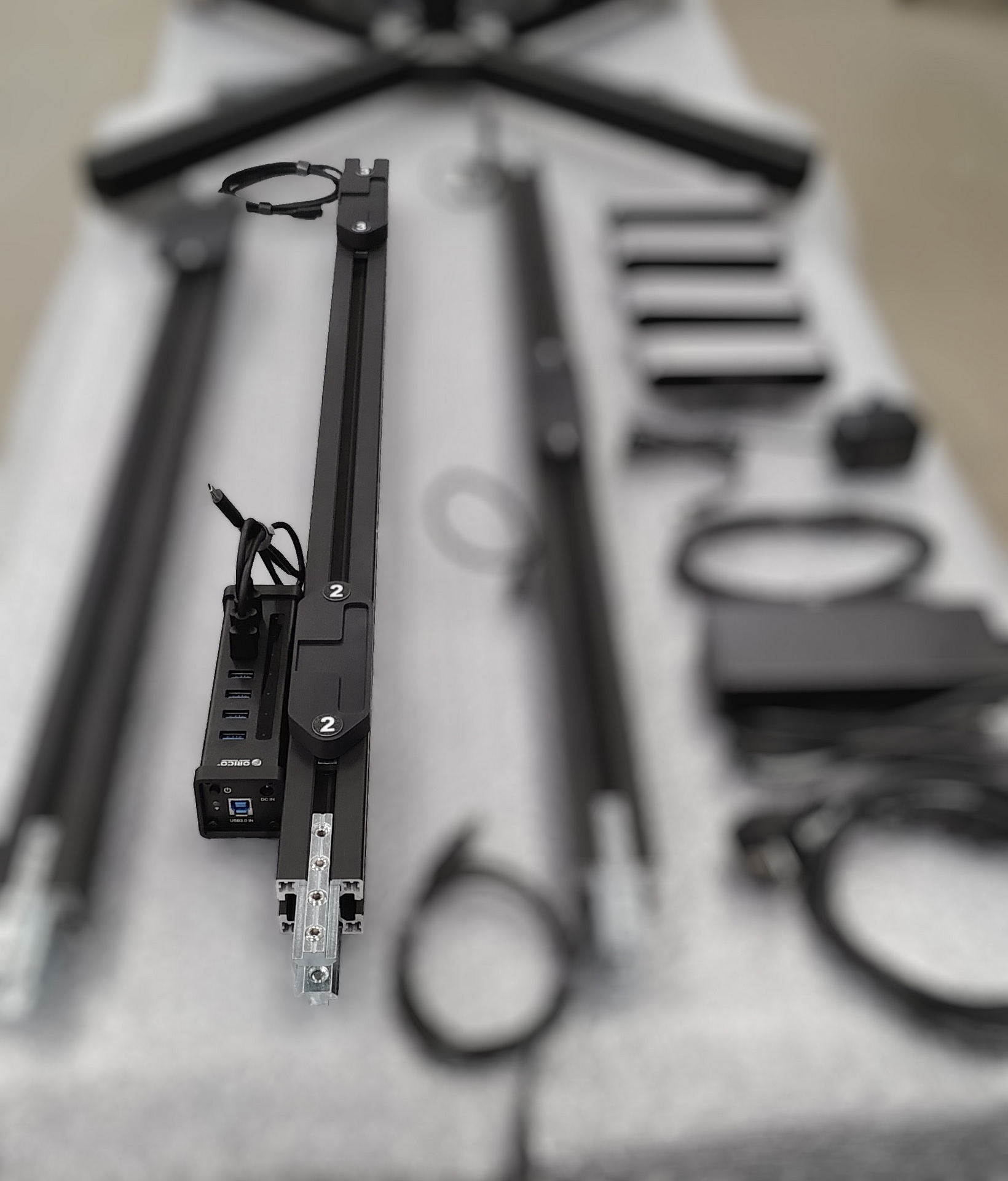 The second part of the vertical stand