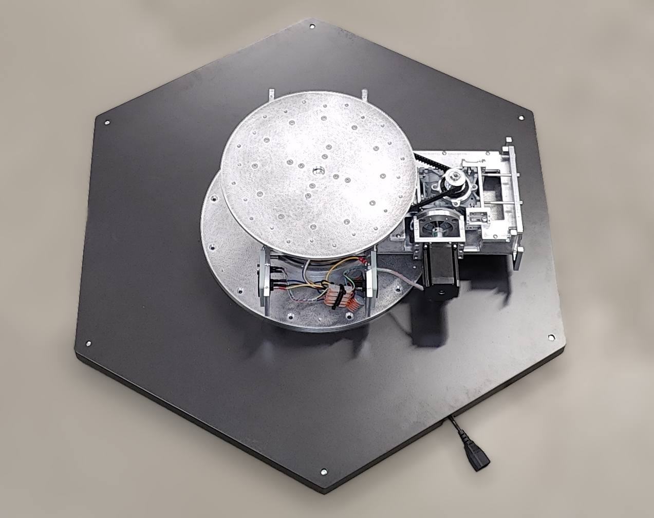 Base with the rotating assembly