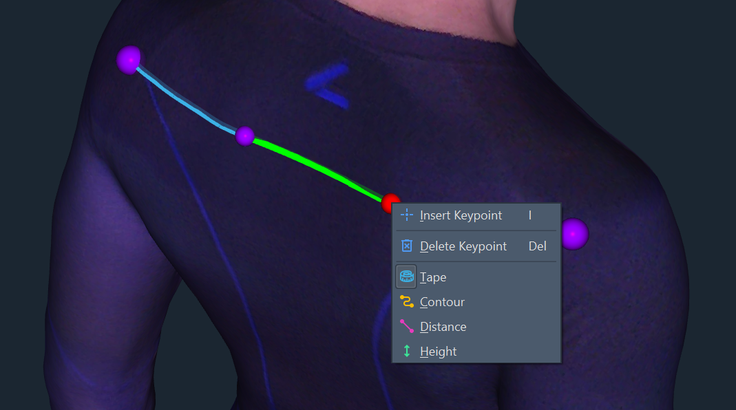 Active Keypoint Context Menu