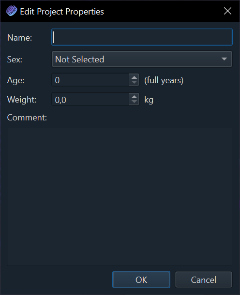 Editing Project Properties
