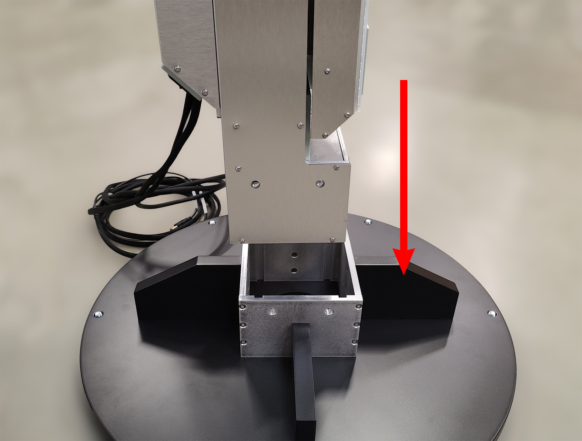 Установка колонны на основание